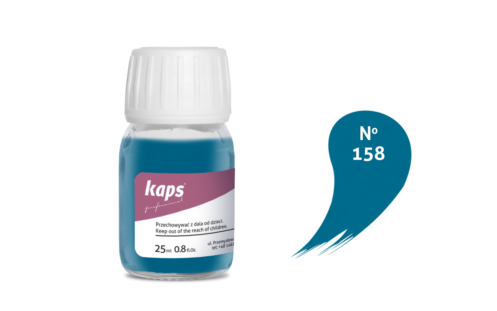 

Farba do skóry naturalnej i syntetycznej Kaps