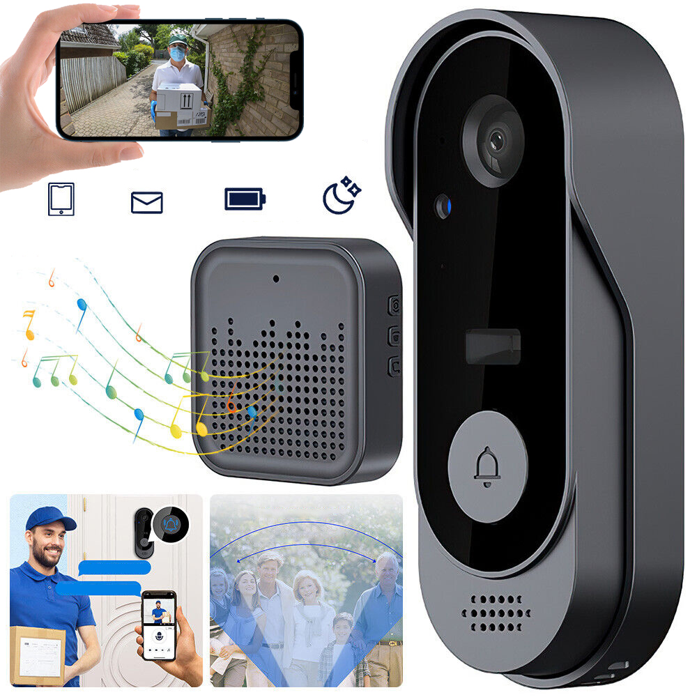 BEZPRZEWODOWY DZWONEK DO DRZWI, DZWONEK DO DRZWI WIDEO, NOKTOWIZOR, IP65