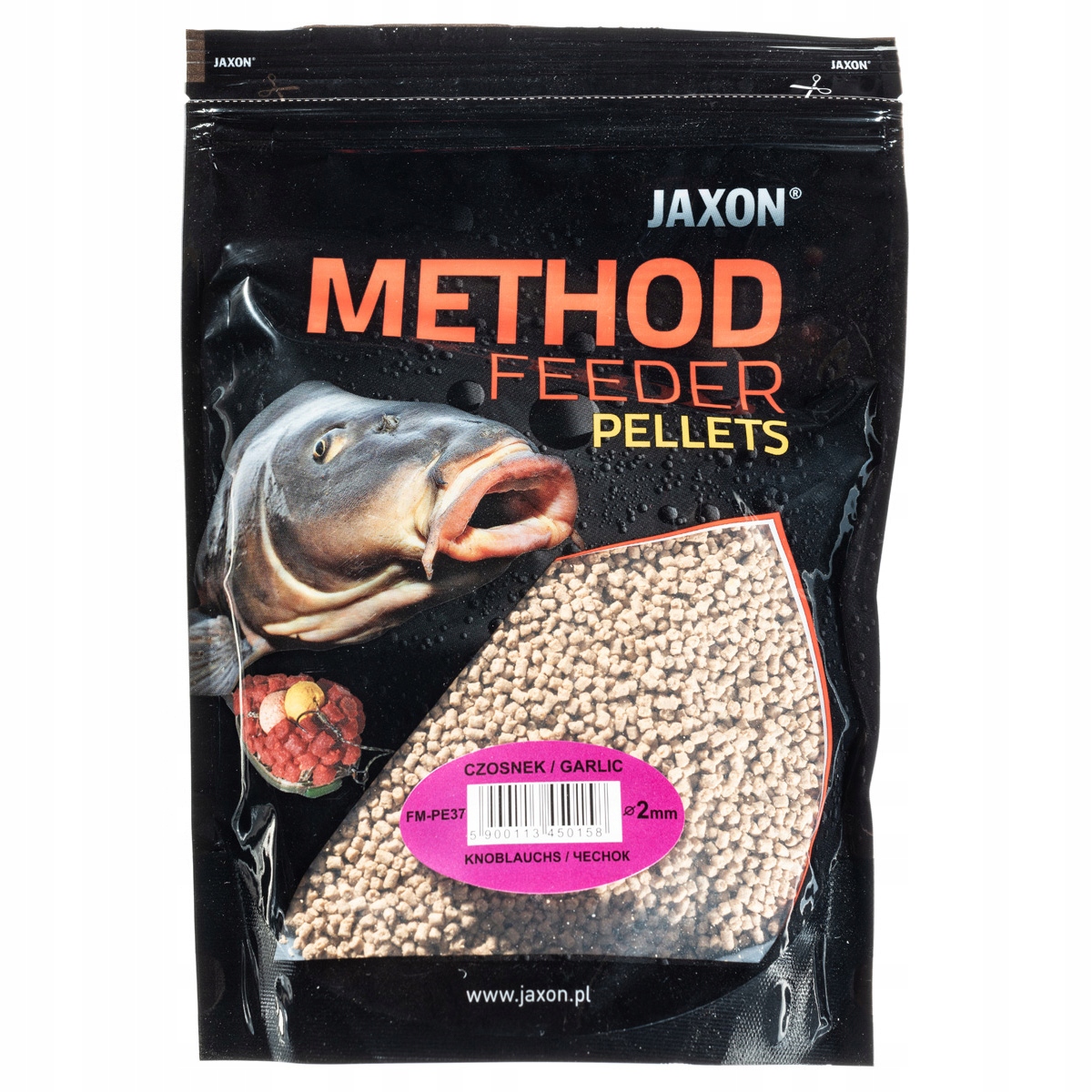 Pellet Jaxon Method Feeder Czosnek 2mm 500g