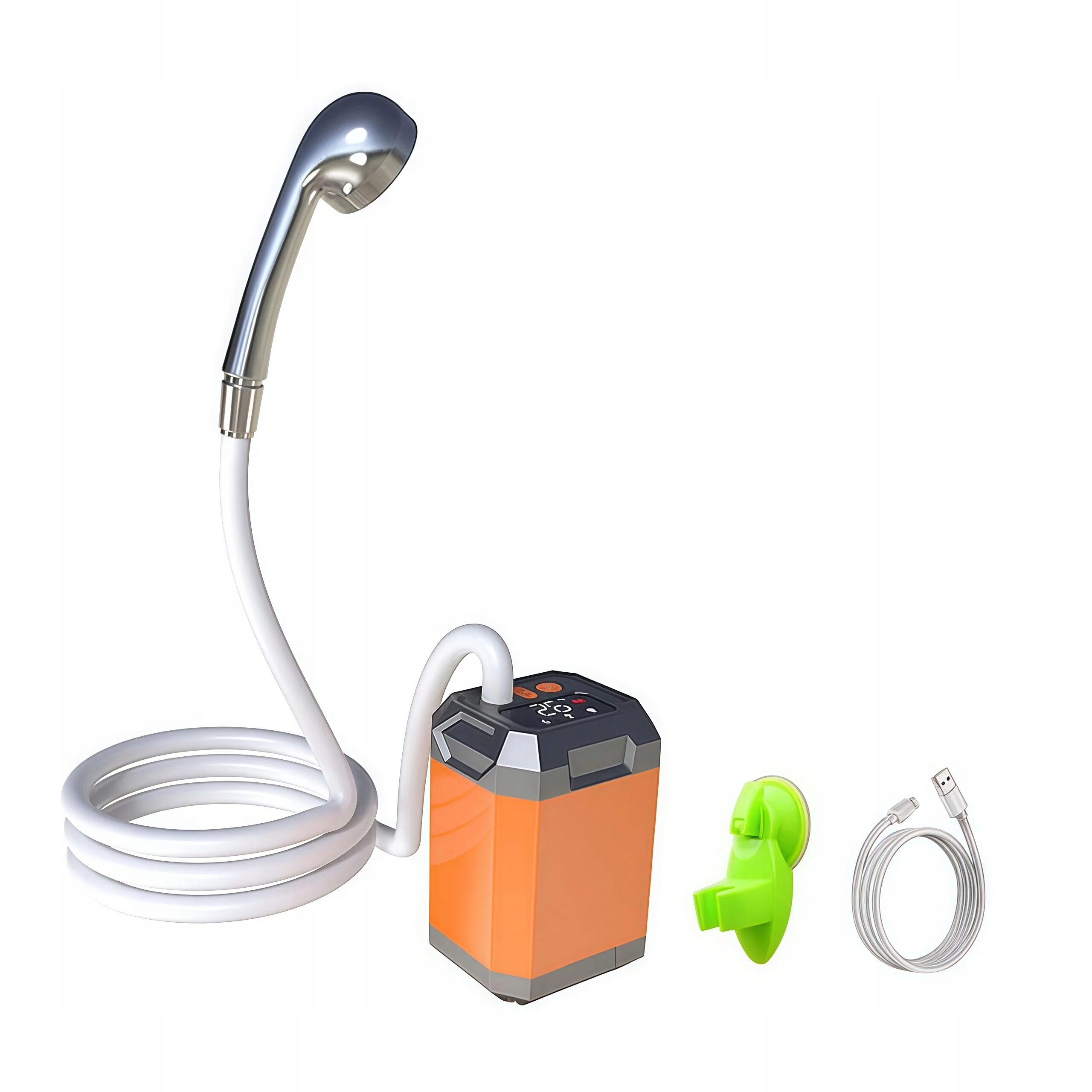 Přenosná sprcha s Usb nabíjením, 5400 mAh, pro venkovní použití