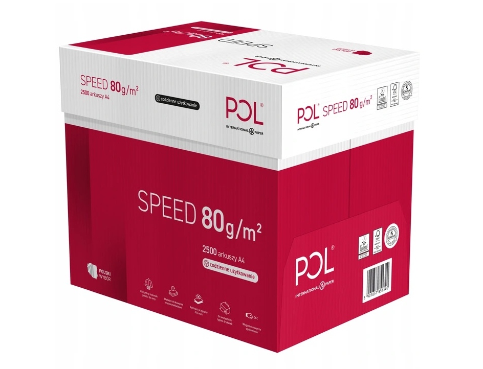 

Papier biurowy PolSpeed format A4 karton
