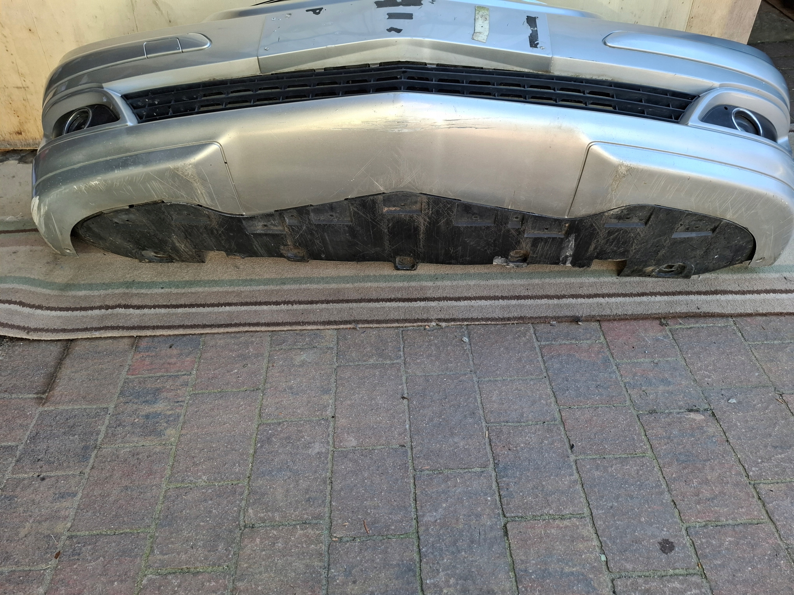MERCEDES B KLASA W245 W169 05-08 front bumper front SREBRNY