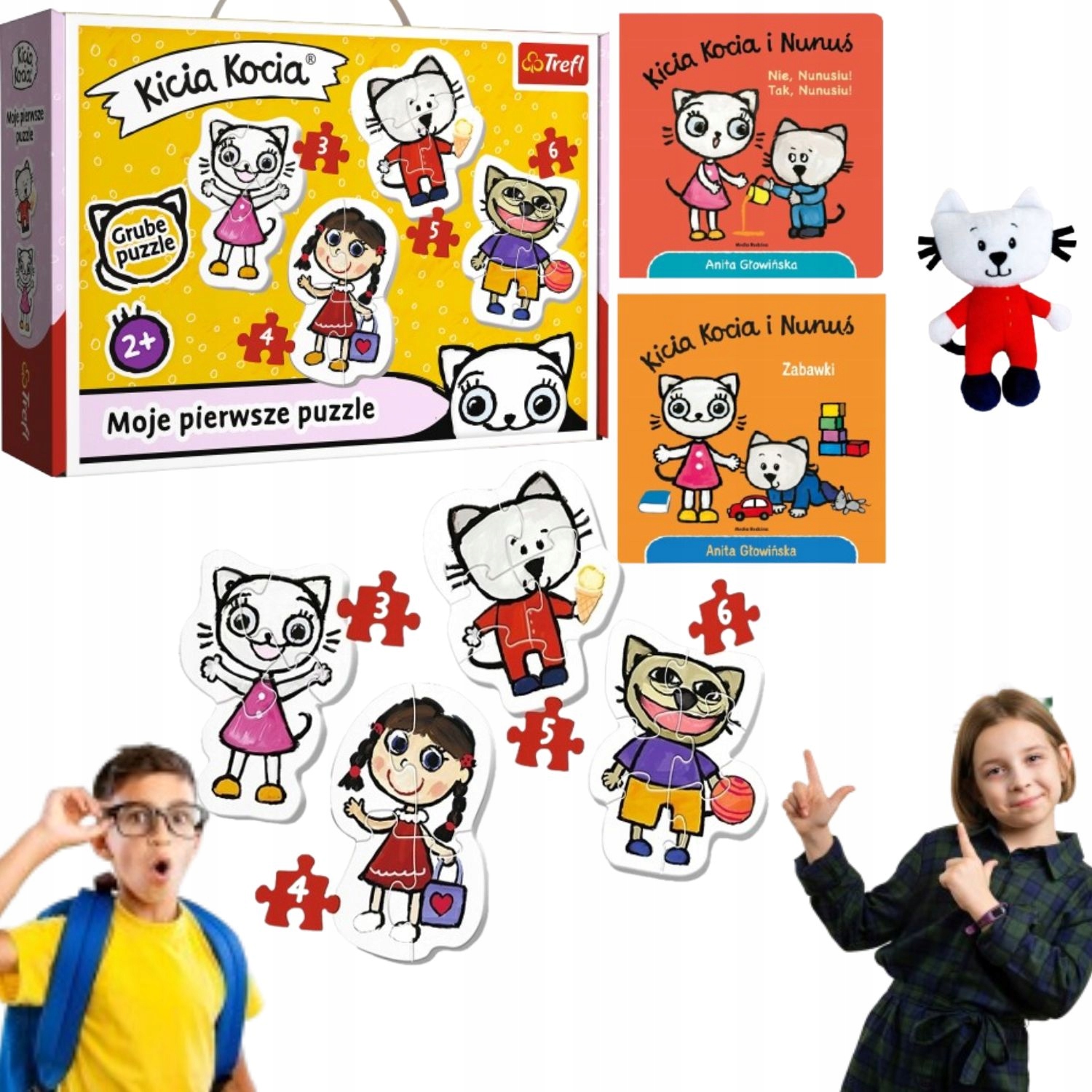 Puzzle Kicia Kocia Trefl Dla Dzieci Fanów Kicia Kocia-Zdjęcie-0