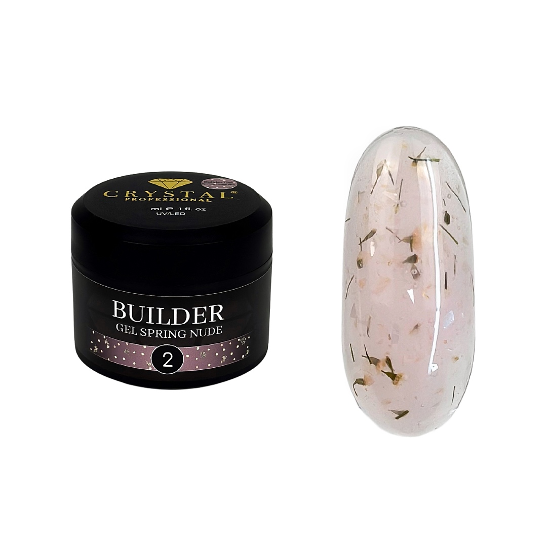 Żel budujący do paznokci Builder Gel Spring Nude #2 CrystalPro