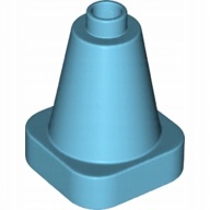 

Ls Nowe Lego Duplo Klocek Pachołek Turkus 2x2