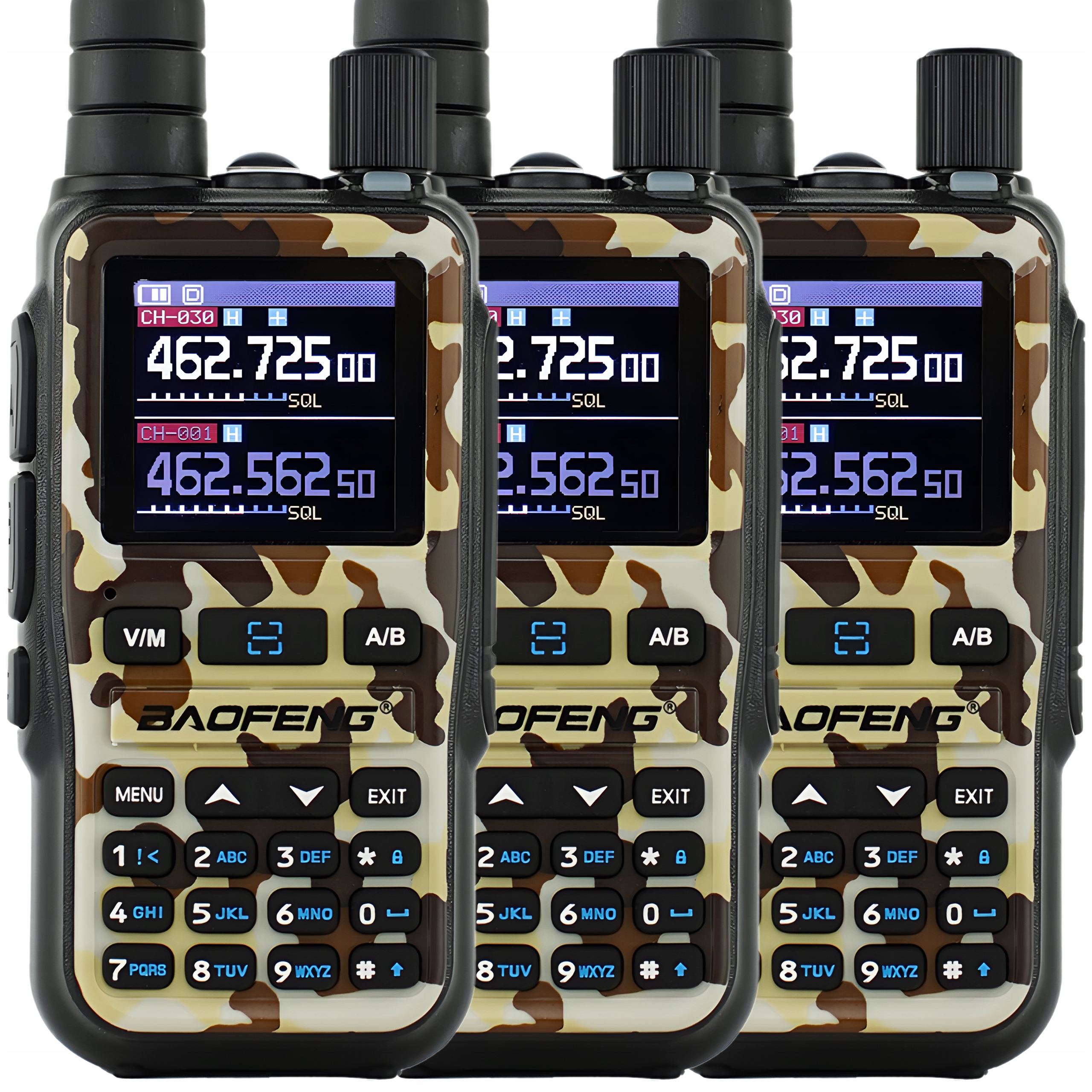 Baofeng UV-5R Eu Mini Radiotelefon Vhf Uhf Naslouchání Letecké pásmo Am Fm