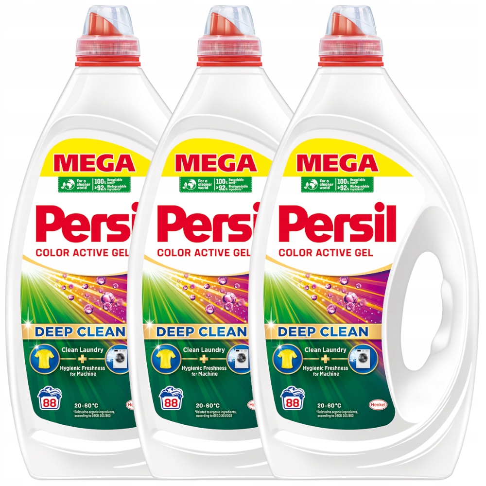 

Persil Deep Clean Żel do prania kolorów 3x 3,96L