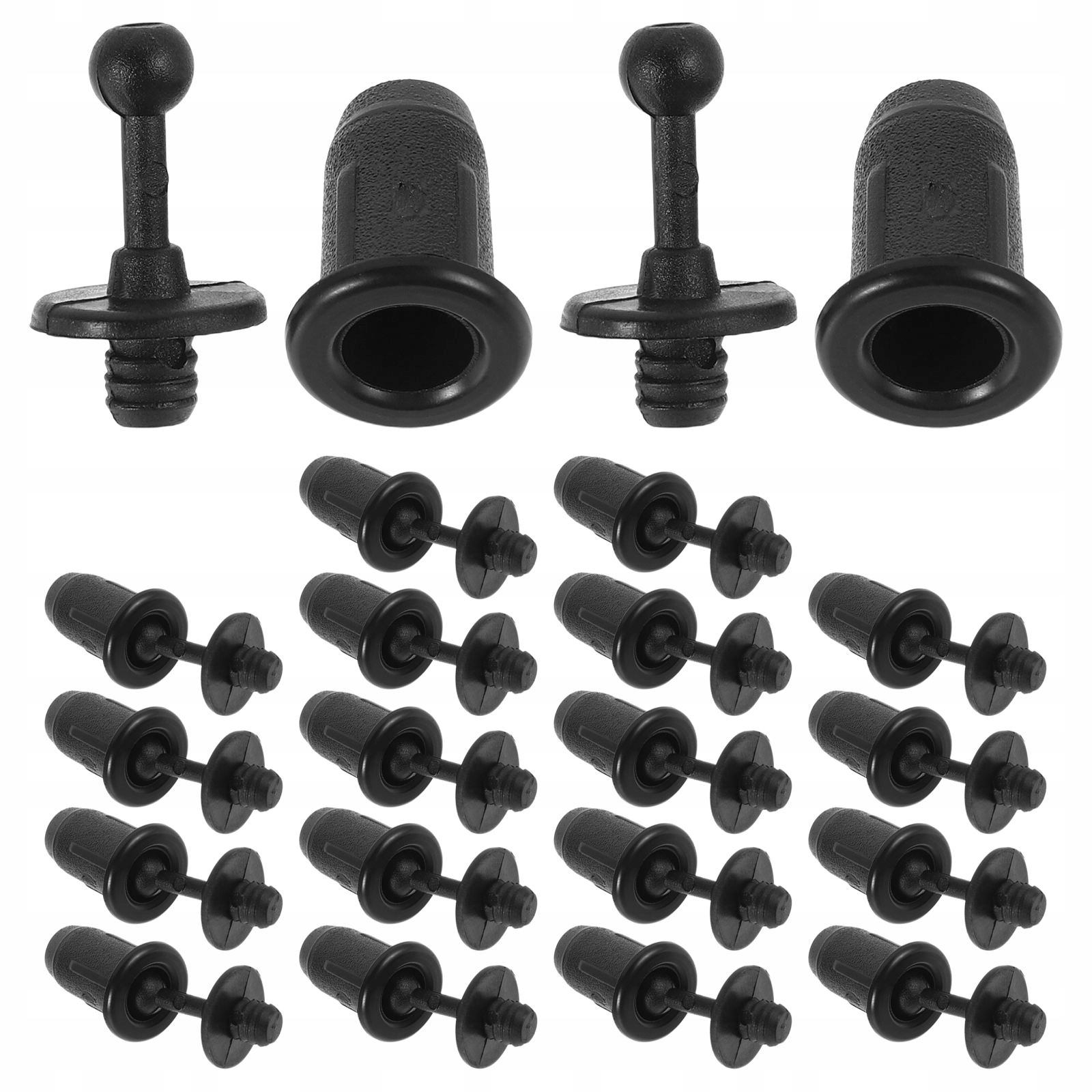 20ZESTAW SZYBKOMOCUJĄCYCH PLASTIKOWYCH KLIPSÓW DO PANELI GŁOŚNIKOWYCH