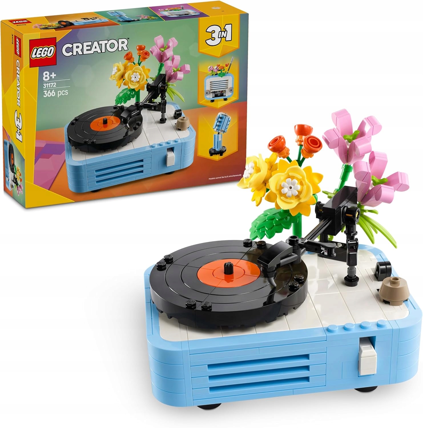 Lego Creator 31172 Gramofon 3v1 rádio mikrofon sada