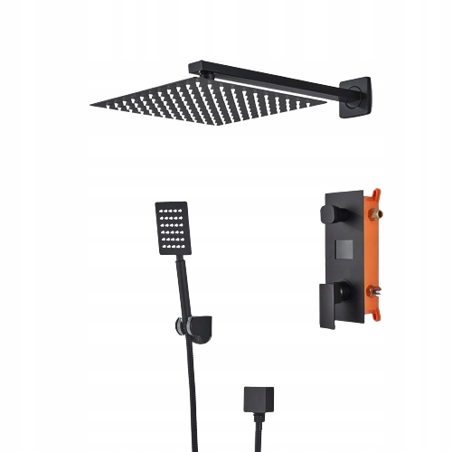 Sprchový set čierny Black 40 LCD