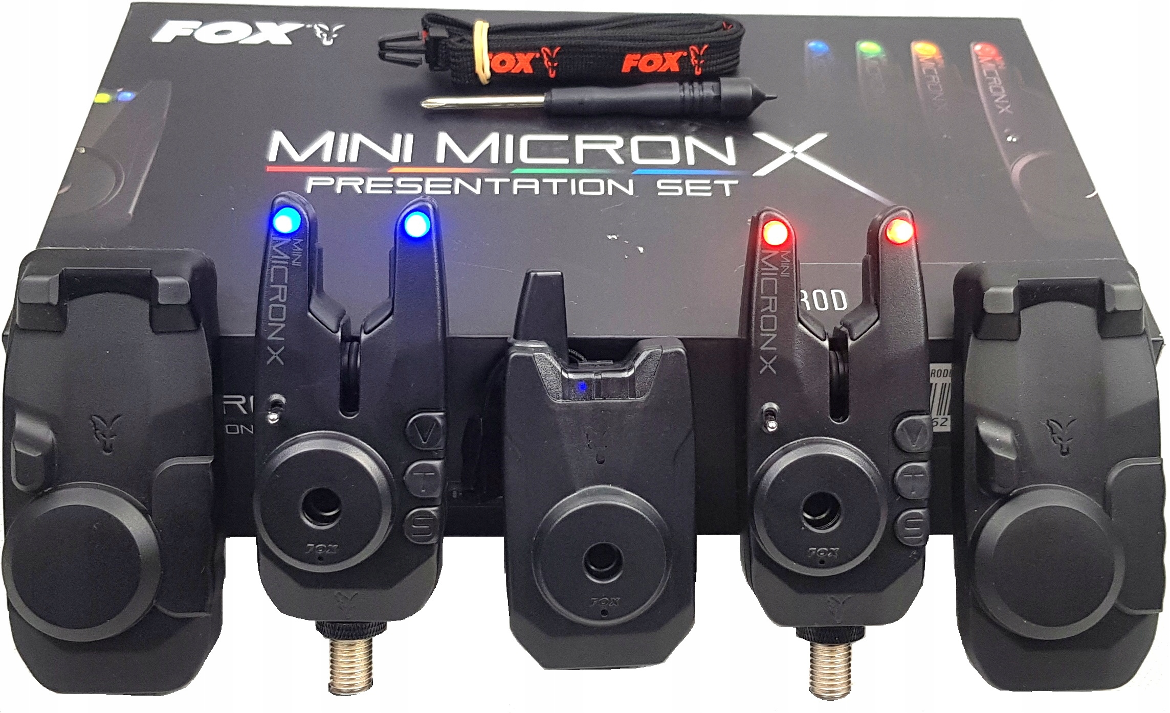

Zestaw Sygnalizatorów Fox Mini Micron X 2 Set 2+1