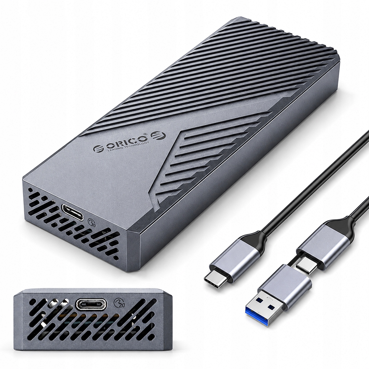 Puzdro Na Disk Puzdro Disku Adapter M.2 Nvme Usb-c 3.2 20Gb/s 8TB Orico