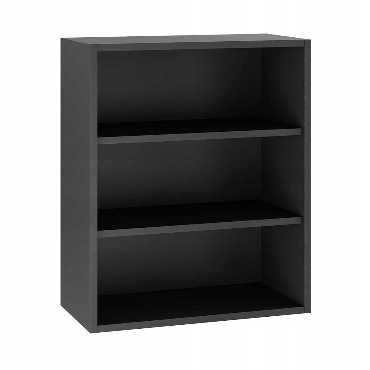 Korpus černá horní kuchyňská skříňka 60/72 s příslušenstvím