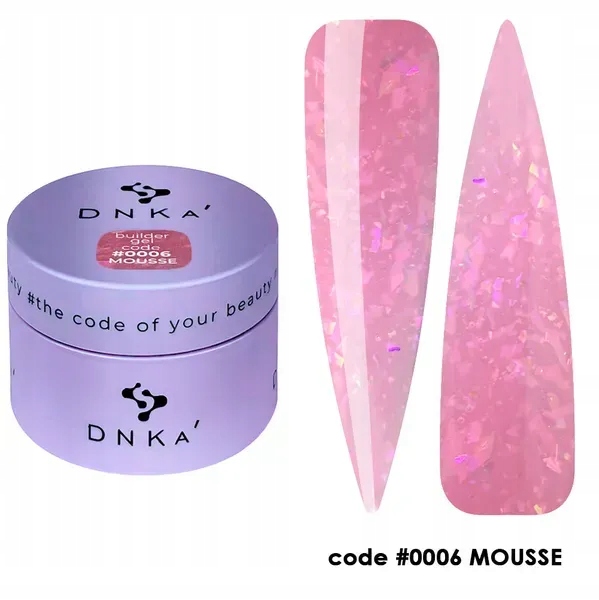 Stavební gel DNKa' Builder Gel #0006 Mousse 30 ml