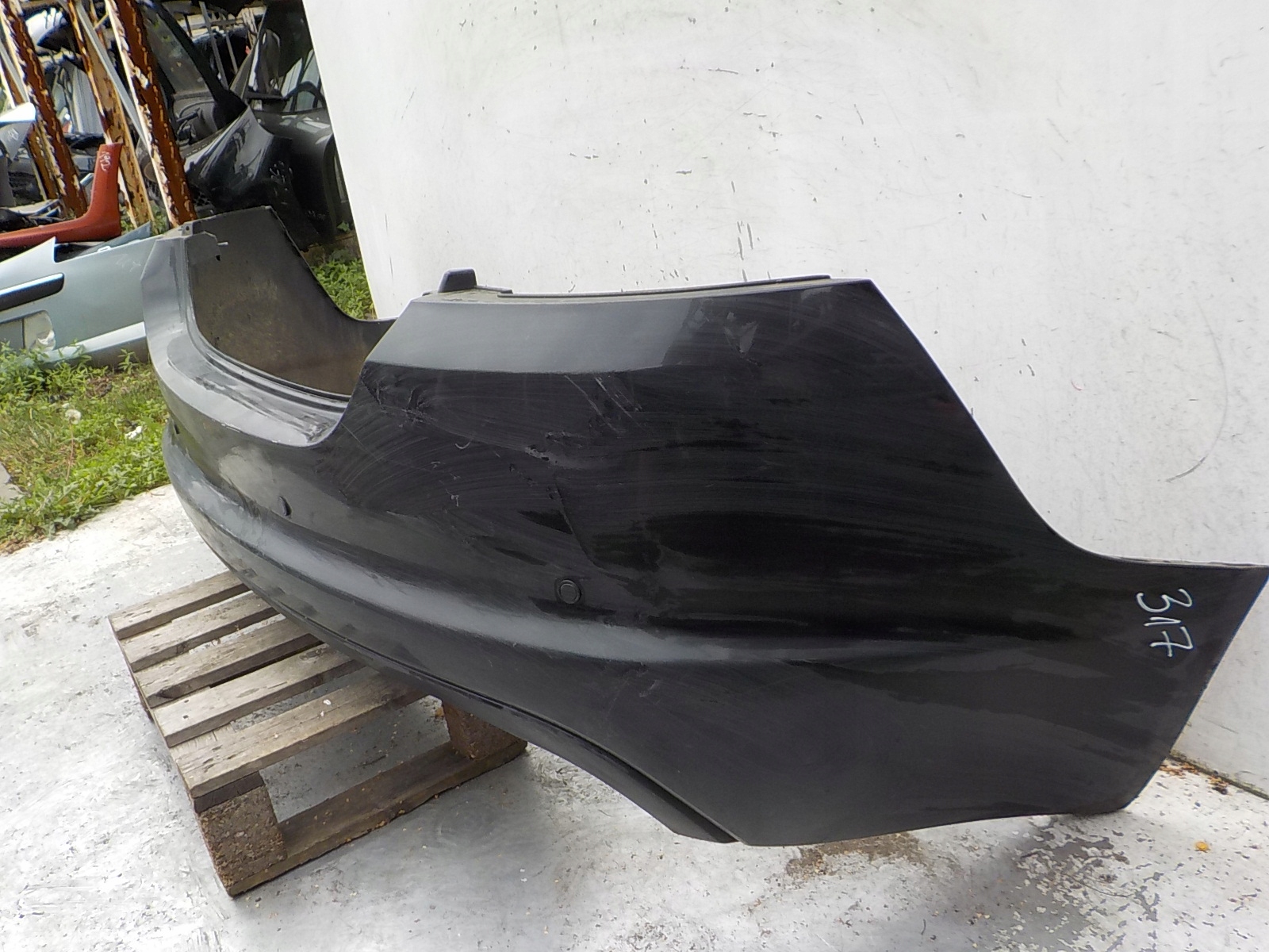 317 JAGUAR XF X250 bumper rear part rear PDC