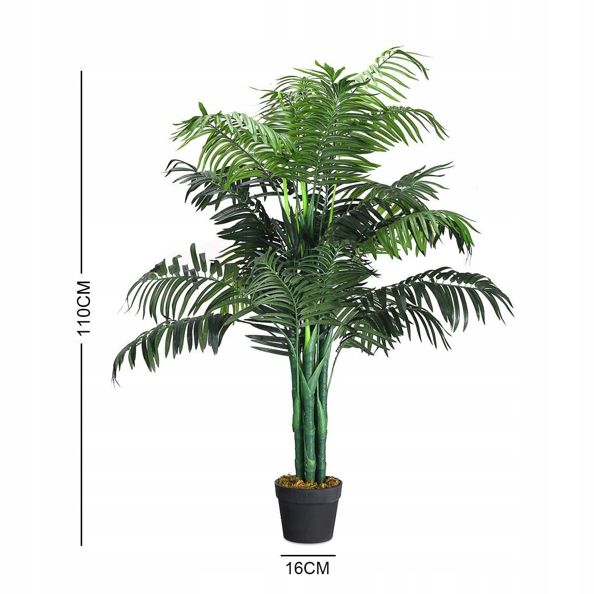 SZTUCZNA ROŚLINA OZDOBNA PALMA W DONICY 110cm Kod producenta HW59510