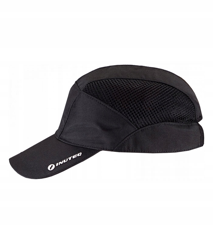 Czapka chłodząca z daszkiem S/M czarna INUTEQ