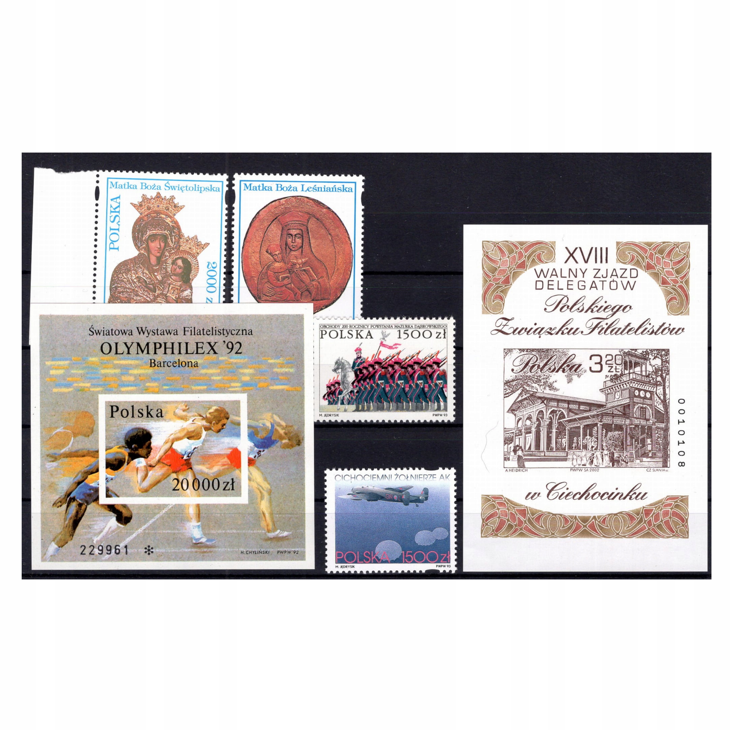 Pakiet znaczków polskich czyste [592]