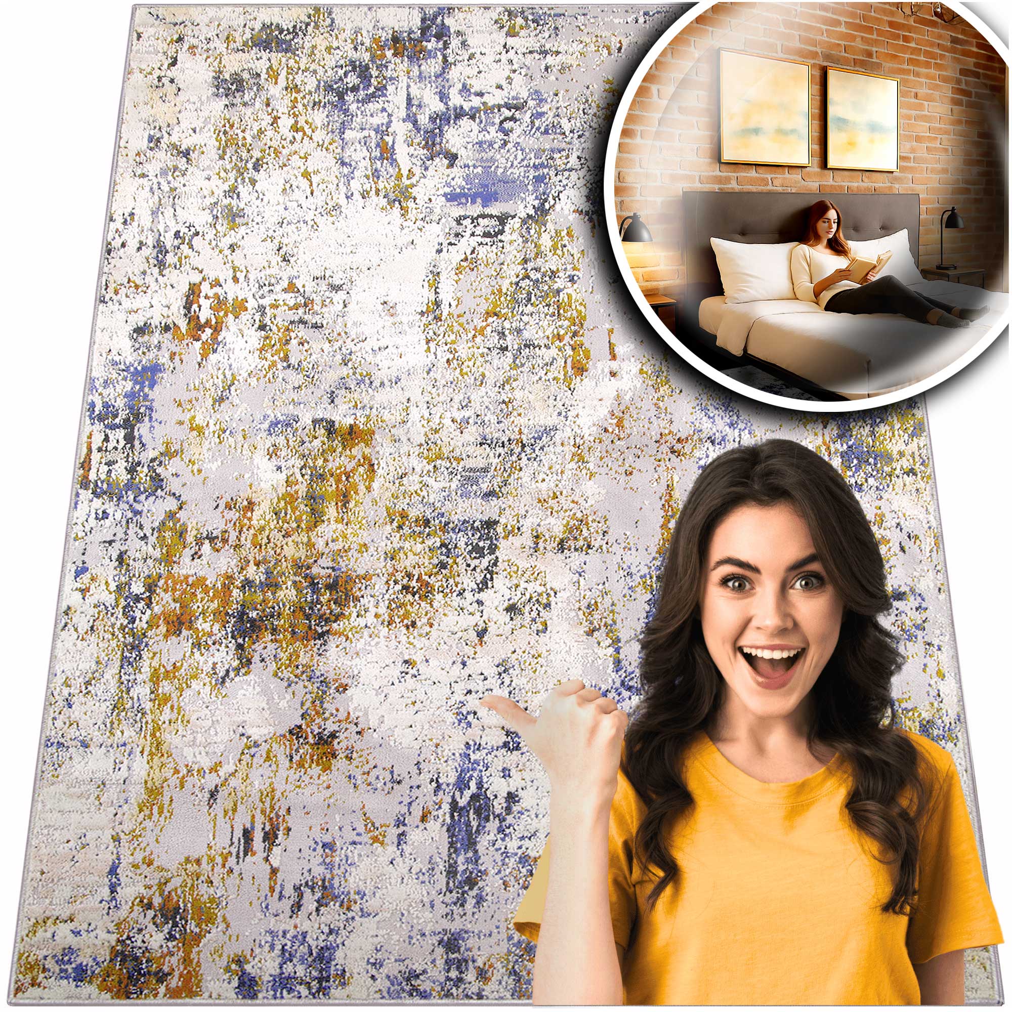 Koberec Do Obývacího Pokoje Předsíňový Koberec Do Ložnice Laila Vintage Loft 240x340