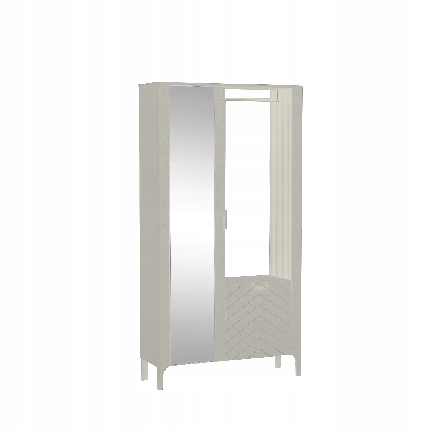 Elegantní šatní skříň do předsíně Ložnice Moderní jedle P11 Kašmír