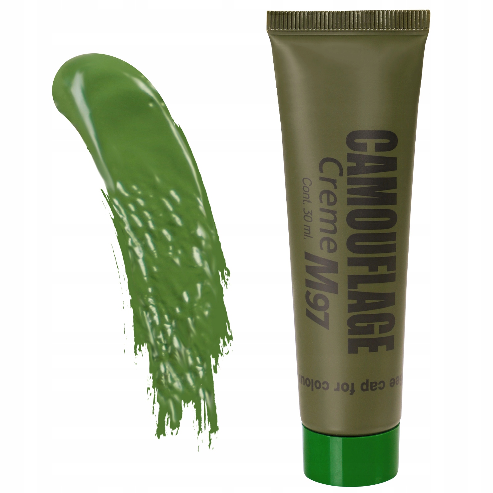 Farba maskująca twarz ciało kamuflaż Kemex Nato camo wojskowa olive 30 ml