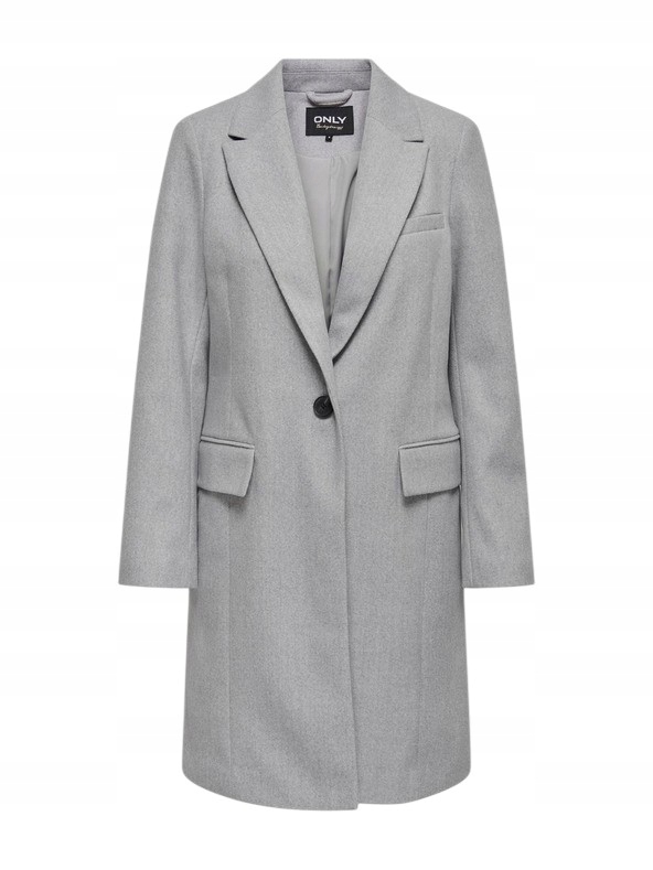Dámský přechodový kabát Only Carmakoma šedý, velikost 44