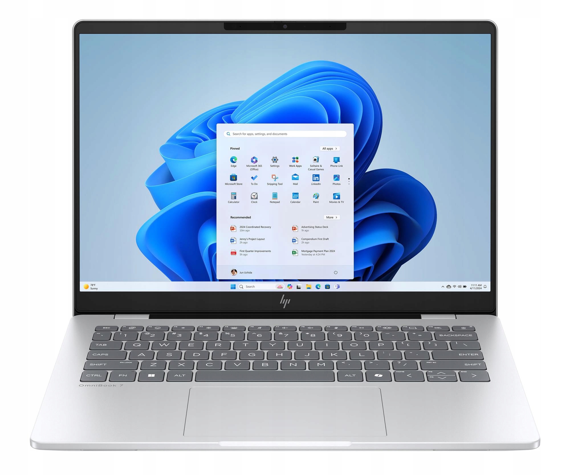 Laptop 14" Hp OmniBook 7 Core 5 210H/16GB/512/Win11 Oled 120Hz