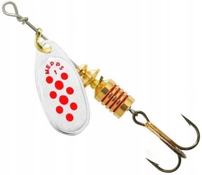 Mepps Comet Silver Red Dots Nr.1 3,5g The Oryginal Packed World's #1 Lure