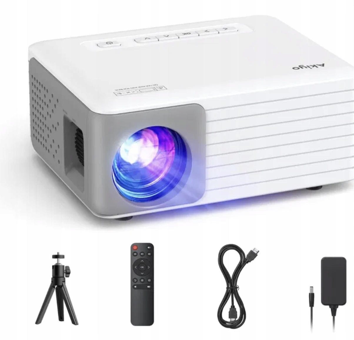 Projektor LCD Akiyo O1 biały