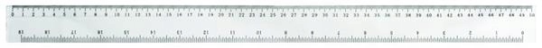 LINIJKA 50CM GR855 SKALA CM I CALE 6341