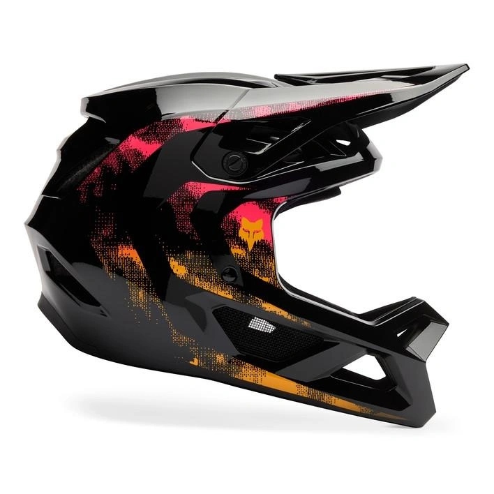 Dětská přilba Fox Junior Rampage Ce Kairos Tangerine černá oranžová