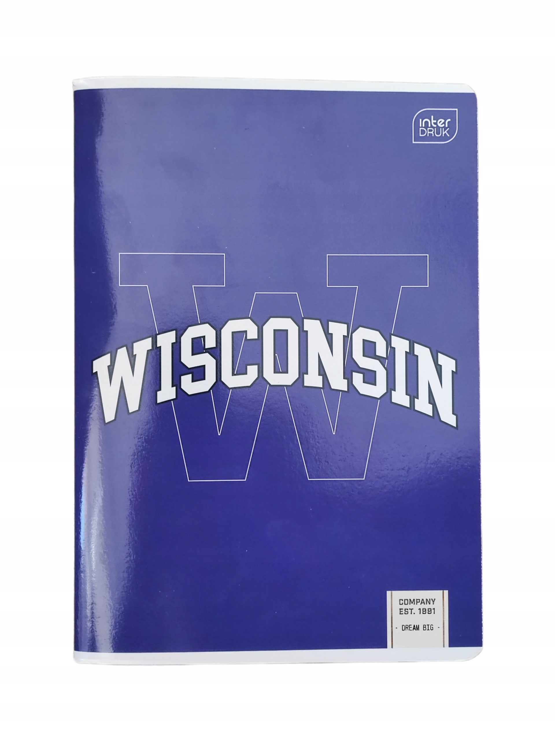 Zeszyt w kratkę A5 Interdruk 80 kartek do szkoły notes na prezent