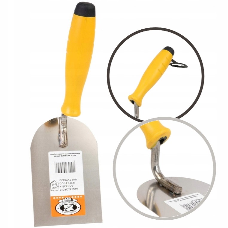 OLEJNIK KIELNIA SZTUKATORSKA 100MM UCHWYT DWUKOMPONENTOWY ŻÓŁTY