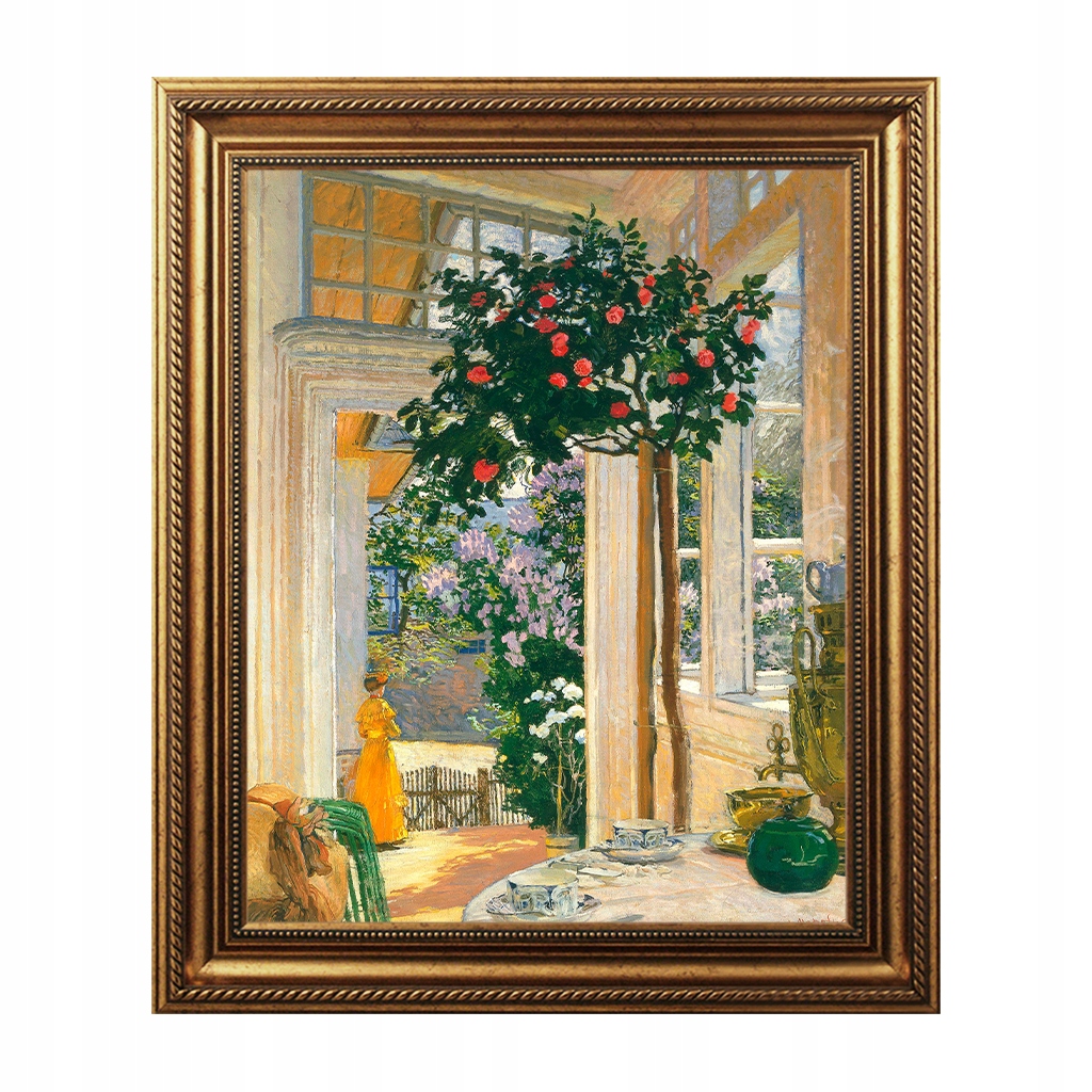 

Józef Mehoffer Słońce majowe rama warkocz