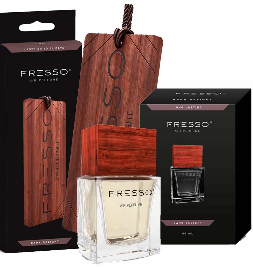 Zestaw Fresso Dark Delight perfumy + zawieszka