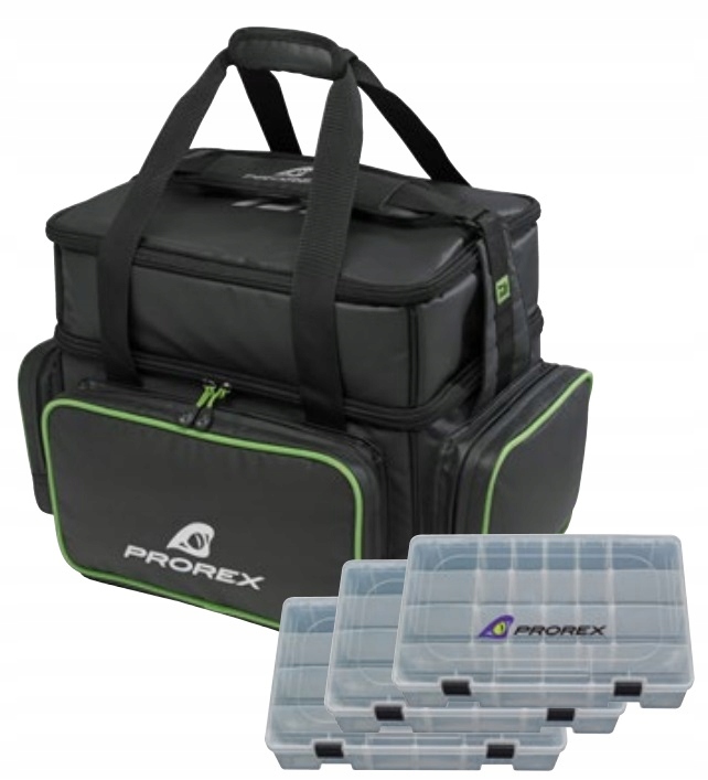 Daiwa Prorex Torba Wędkarska na Przynęty z 3 Pudełkami