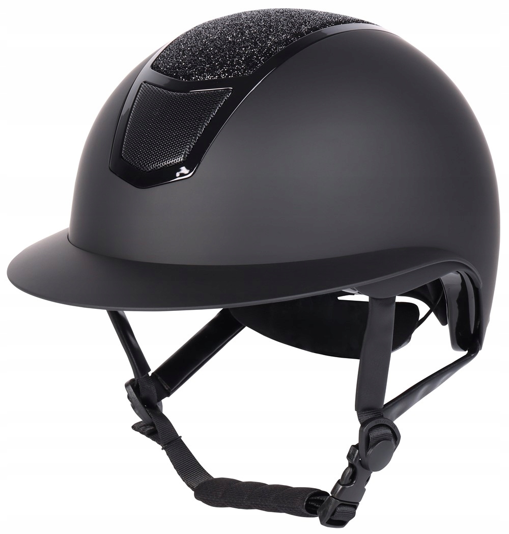 Jezdecká přilba Harry's Horse Mont Blanc Sparkle černá M/L