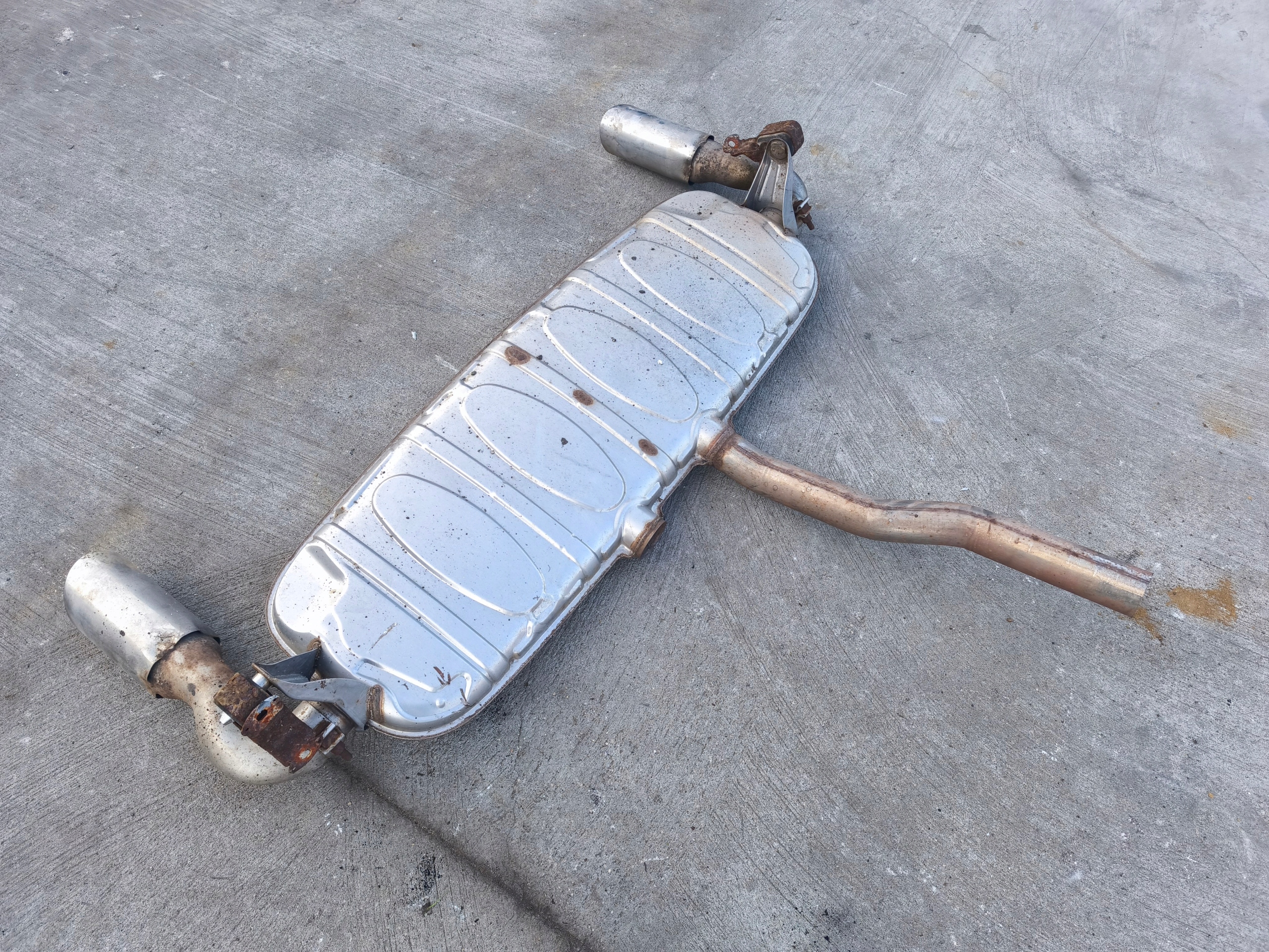 muffler, exhaust AUDI Q7 4L 3.0 TDI