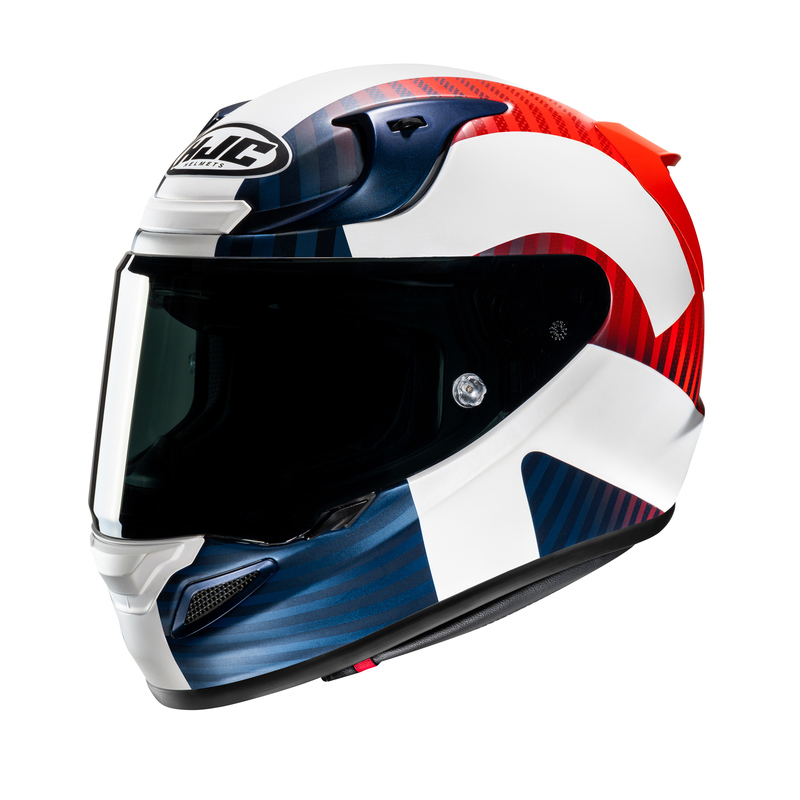 Motocyklová Prilba Hjc RPHA12 Ottin White Red XL