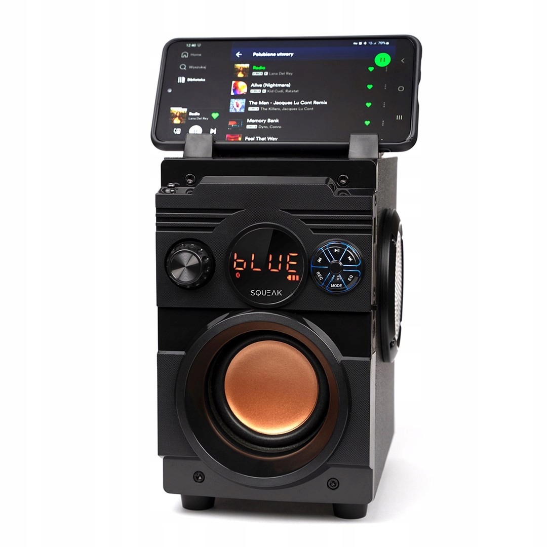 Squeak Głośnik Bassblaster Bluetooth 5.1, Radio Fm, Odtwarzacz MP3 SQ1001