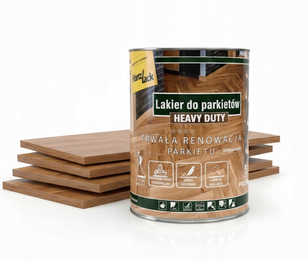 HartzLack Heavy Duty Połysk 5l lakier do drewna mocno eksploatowanego
