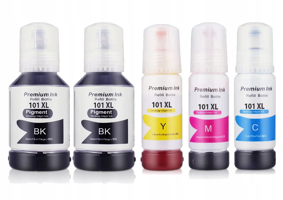 

5x Tusz Do Epson 101 Its L4150 L4160 L6160 L6190
