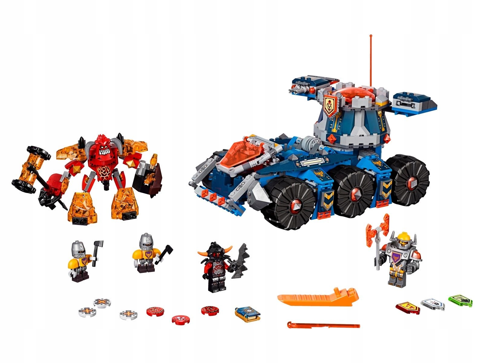 LEGO Nexo Knights 70322 Pojazd Axla + GRATIS Marka LEGO