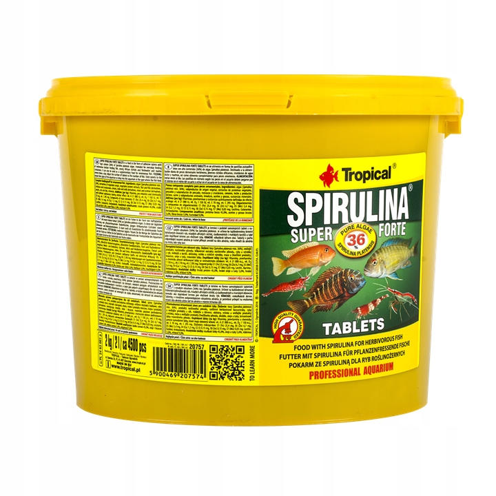 Tropical Spirulina Forte Tablets 36% 2kg