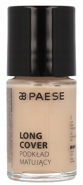 Paese Long Cover Mat Podkład Matujący 02M Jasny Beż