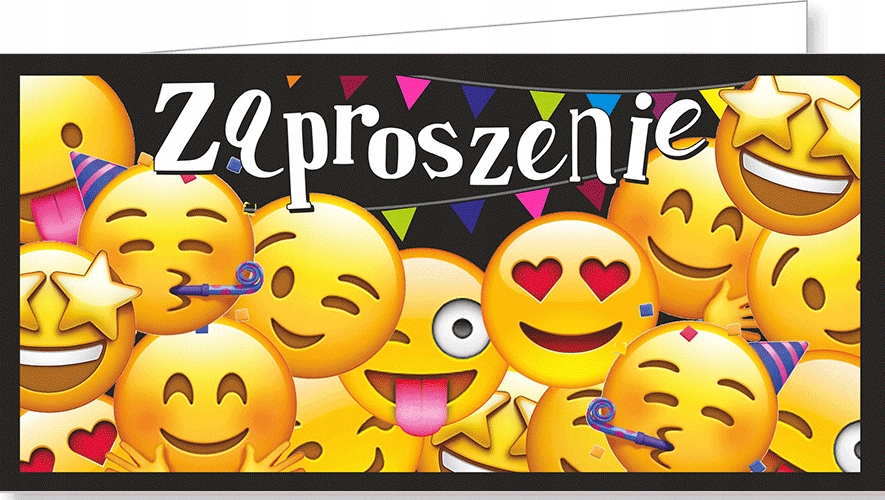 Zaproszenie na party zabawne zestaw 10 szt ZAB89