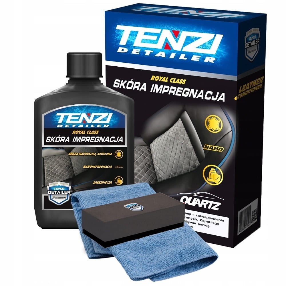 Tenzi Detailer Skóra Impregnacja Zestaw gąbka mi