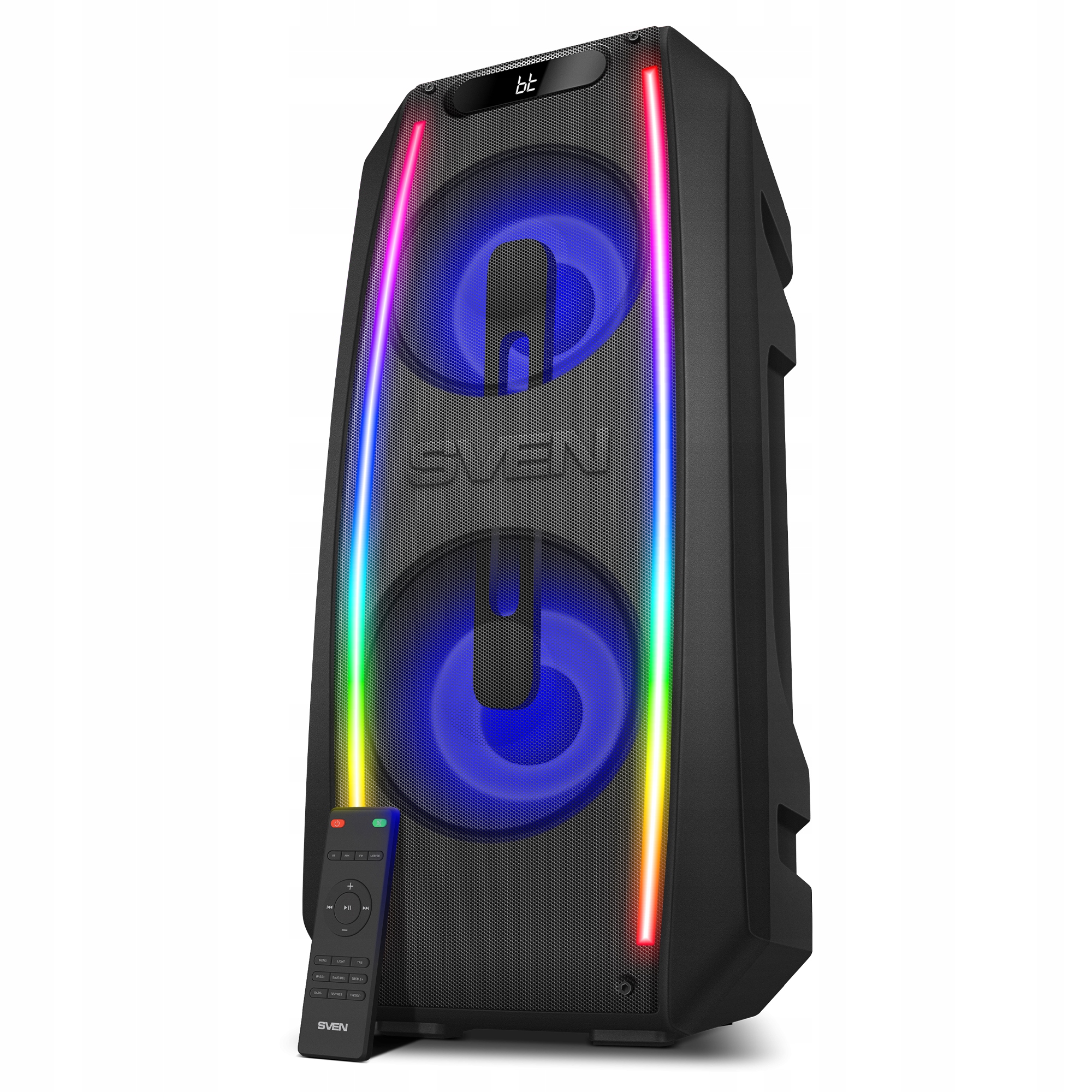 Sven PS-740 bezprzewodowy przenośny głośnik bluetooth czarny radio Usb Nfc