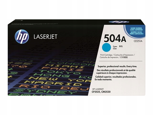 Hp Toner nr 504A CE251A Cyan 7K