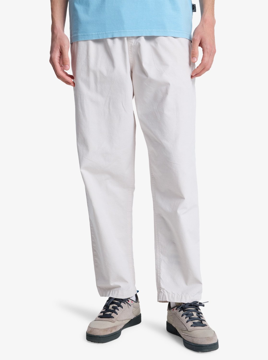 Quiksilver Šedé Ležérní Kalhoty Z Jednoduché Bavlna L X_a